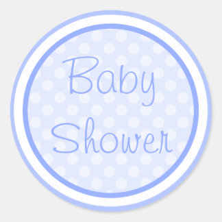 Blue Baby Shower Stickers