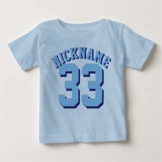 Blue Baby | Sports Jersey Design Baby T-shirt