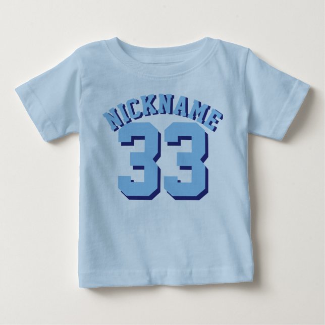 Blue Baby | Sports Jersey Design T-shirt (Vorderseite)
