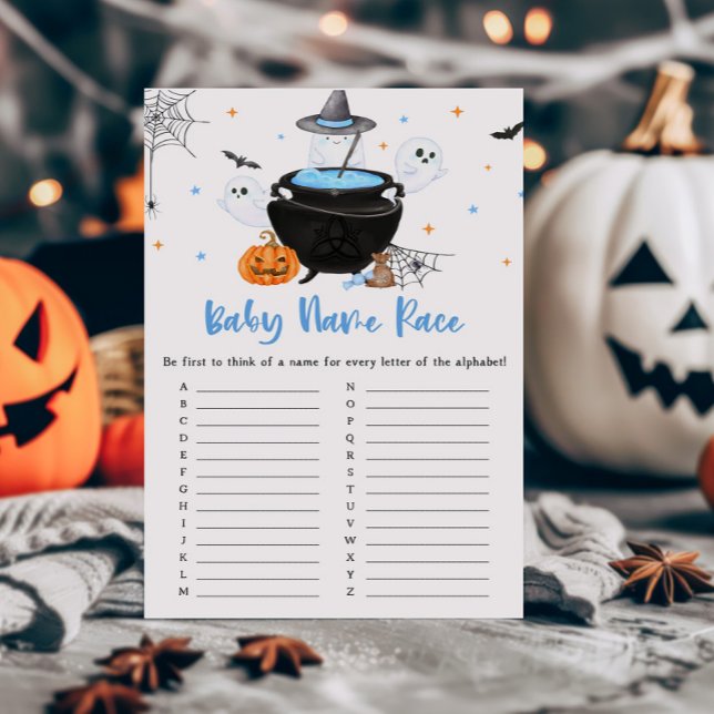 Blue Baby wird Baby Name Race Game züchten (Baby is Brewing Baby Shower Baby Name Race Game)