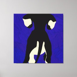 Blue Background Leinwanddruck