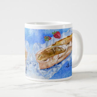 Blue Baguette Le Cafe Tasse