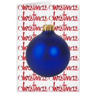 Blue Ball Weihnachtsdekoration Red Ribbon Holiday