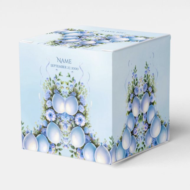 Blue Balloons Fvor Box Geschenkschachtel (Vorderseite)