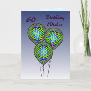 Blue Balloons Karte