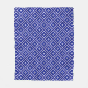 Blue Bandana Design Fleecedecke