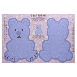 Blue Bar Fat Quarter Cut and Seeing Kit Niedlich Stoff