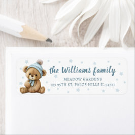 Blue Bär Stars Baby Dusche