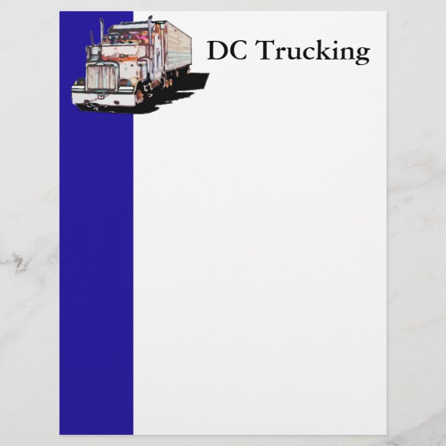 Blue Bar Trucking Letterhead (Vorderseite)