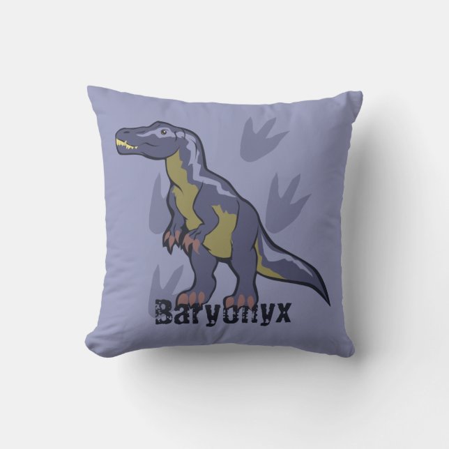 Blue Baryonyx Kissen (Vorderseite)