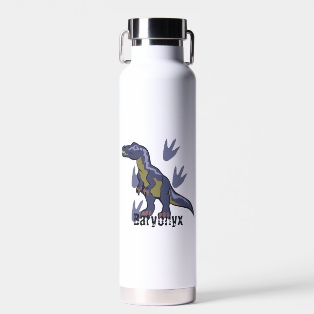 Blue Baryonyx Trinkflasche (Vorne)