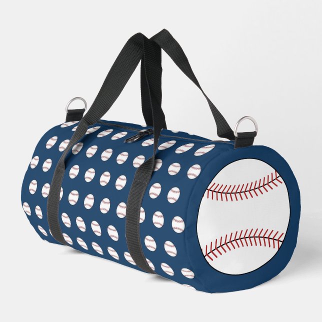Blue Baseball Duffel Bag Duffle Bag (Linke Seite)