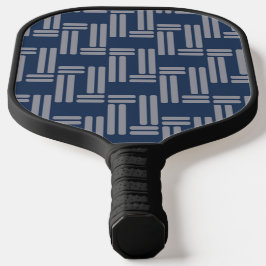 Blue Basket Weave Muster japanischen Stil Pickleball Schläger