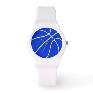 Blue Basketball Armbanduhr für Frauen