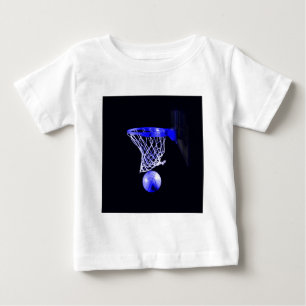 Blue Basketball Baby T-shirt