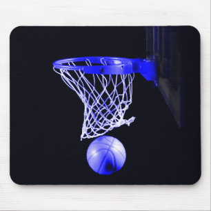 Blue Basketball Mousepad