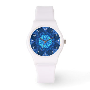 Blue Batik Armbanduhr