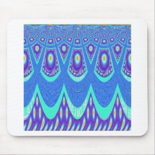 Blue Batik Mousepad