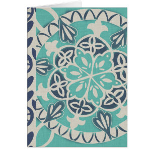 Blue Batik Tile I