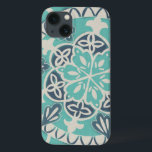 Blue Batik Tile I Case-Mate iPhone Hülle<br><div class="desc">floral</div>