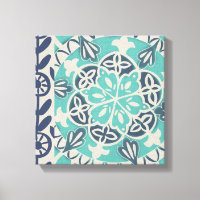 Blue Batik Tile I