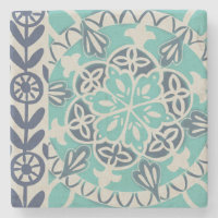 Blue Batik Tile I