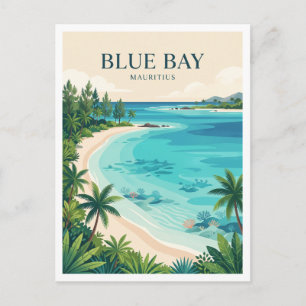 Blue Bay Marine Park Mauritius Postkarte