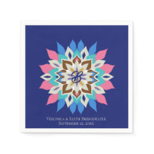 Blue Bayou 4,75 x 4,75-Zoll Hochzeitsservietten