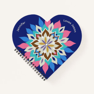 Blue Bayou Herz Notizbuch
