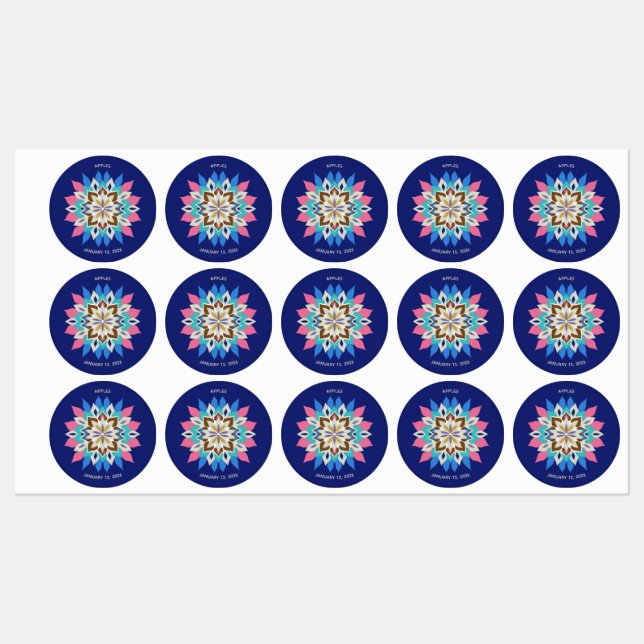 Blue Bayou Klebstoff Etiketten (Blatt)