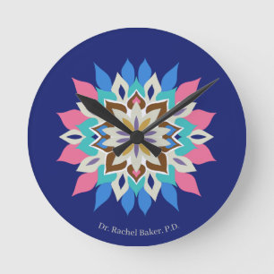 Blue Bayou Runde Wanduhr