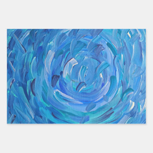 Blue Bayou Wrapping Paper Geschenkpapier Set