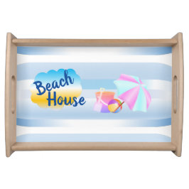 Blue Beach House Serviertablett