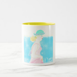Blue Beach Service Tisch Tasse von ORDesign.