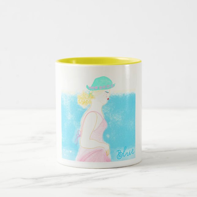 Blue Beach Service Tisch Tasse von ORDesign. (Mittel)