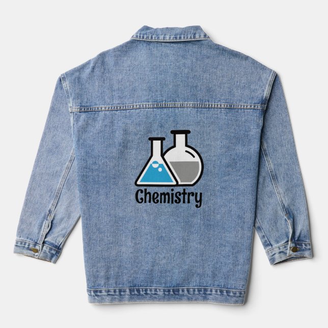 Blue Beakers Design Denim Jacket Jeansjacke (Rückseite)