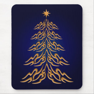 Blue Bell Weihnachtsbaum Mouse Pad Mousepad