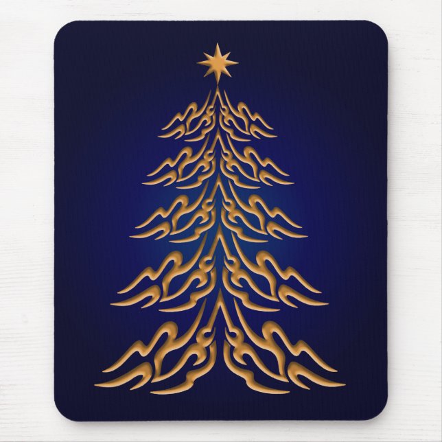 Blue Bell Weihnachtsbaum Mouse Pad Mousepad (Vorne)