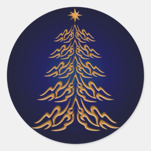 Blue Bell Weihnachtsbaum Stickers