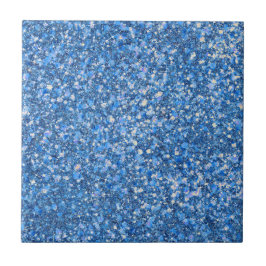 Blue Belle Color Imitats Glitzer Keramik Tile Fliese