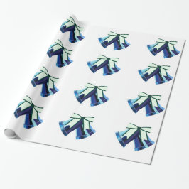 Blue Bells Wrapping Paper Geschenkpapier