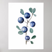 Blue Berries Obstbäume Kunstwerk