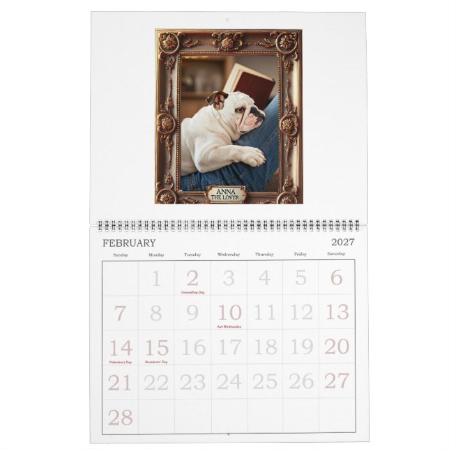 Blue Berry Bottom Doggone Good Days Kalender (Feb 2027)