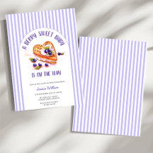 Blue Berry Sweet Fall Baby Dusche