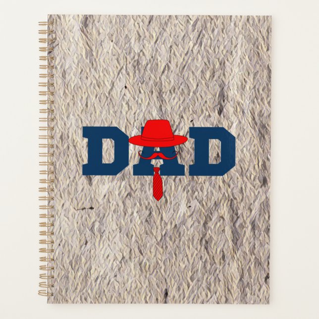 Blue best grandpa ever the times planer (Vorderseite)