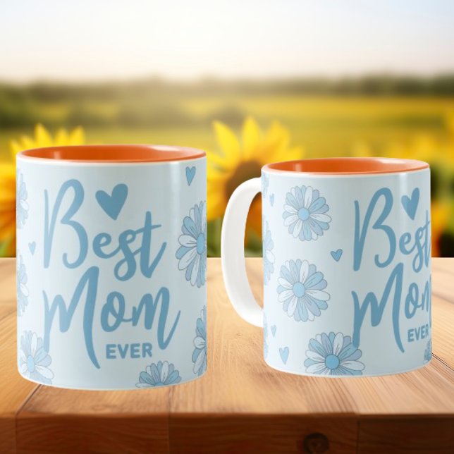 Blue Best Mama Ever Mother Day Tasse (Von Creator hochgeladen)