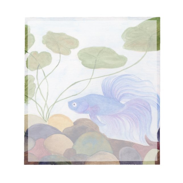 Blue Betta Notizblock (Vorderseite)