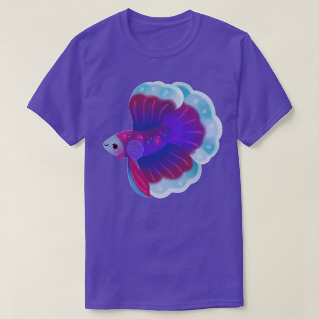 Blue Betta T-Shirt (Design vorne)