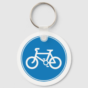 Blue Bicycle Key Chain Schlüsselanhänger