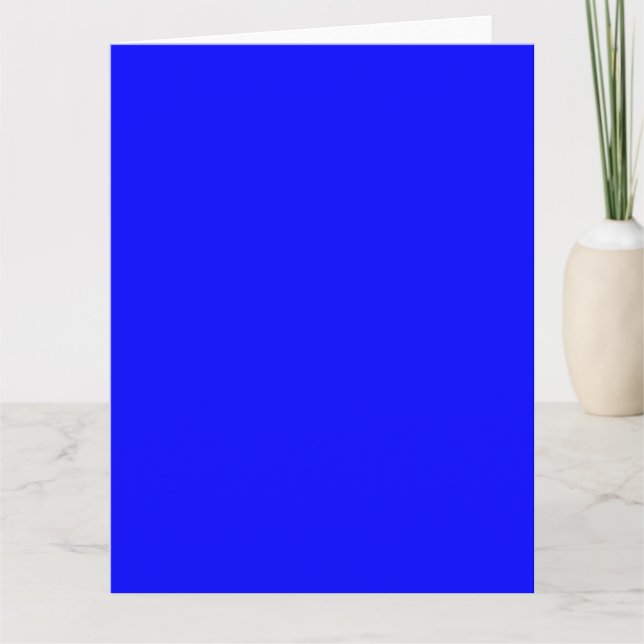 Blue BIG Grußkarte Karte (Vorderseite)